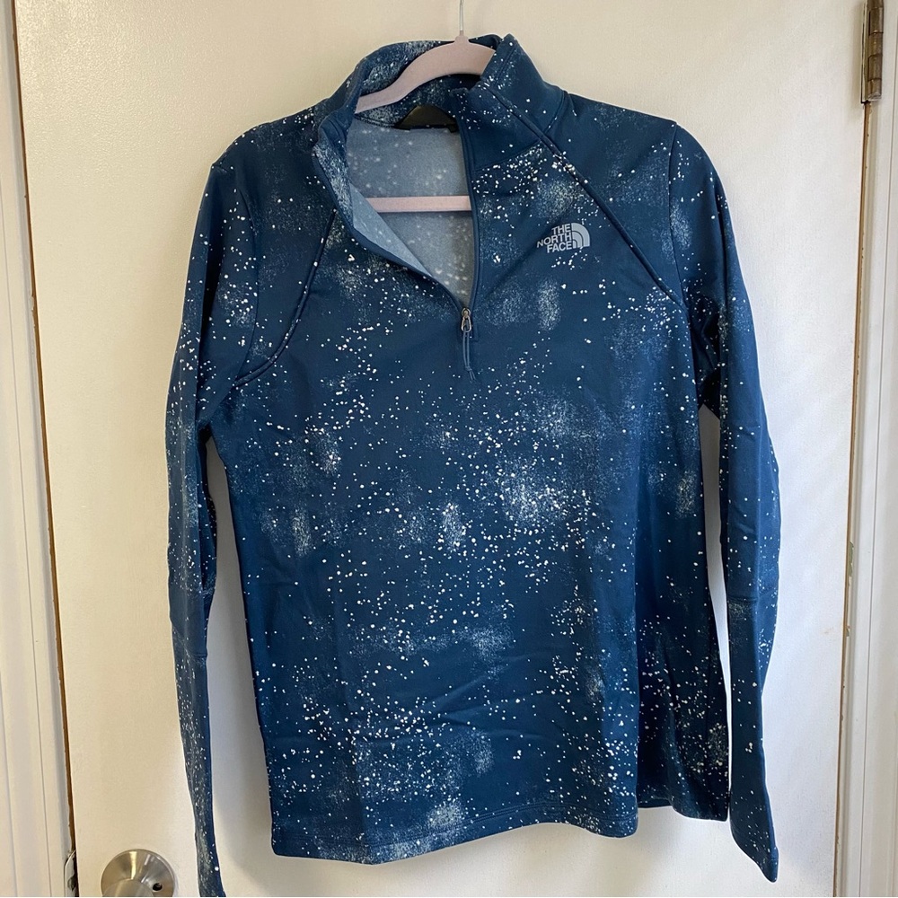North face women’s large quarter zip brushed